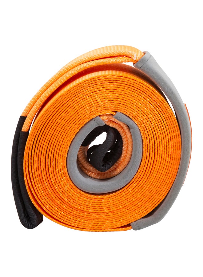 DPT Towing Rope/Cable for Car, Emergency Towing Rope, Orang, Size 10Metre*10Cm load 15 Ton - Image 3