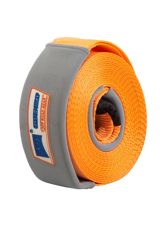 DPT Towing Rope/Cable for Car, Emergency Towing Rope, Orang, Size 10Metre*10Cm load 15 Ton - Image 4