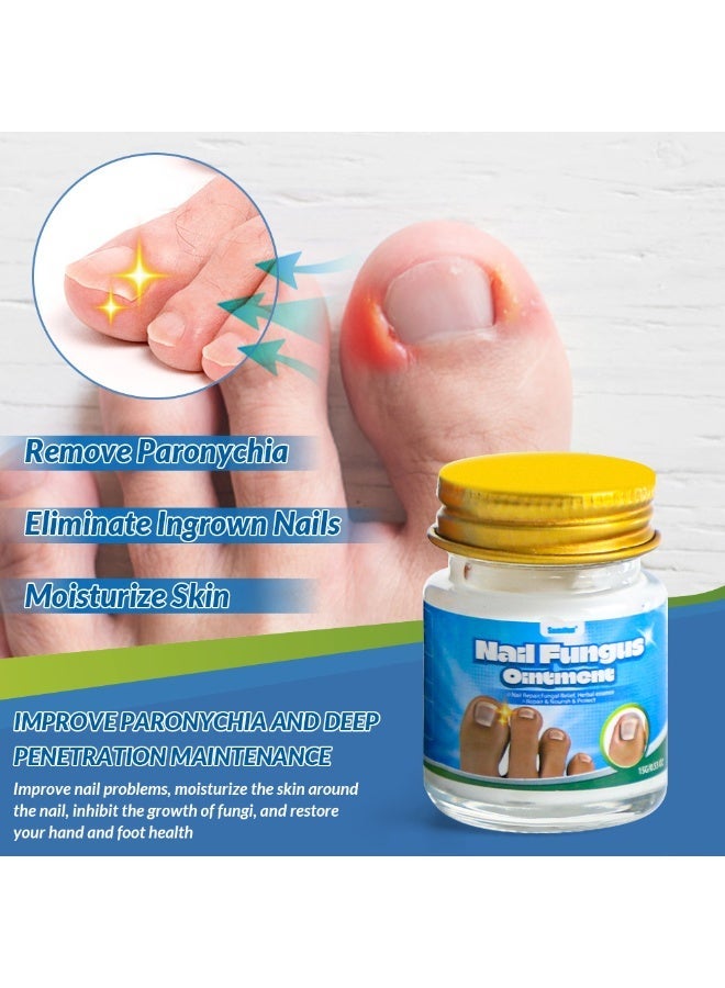 Sumifun 3PCS Nail Fungus Ointment,Extra Strength Nail Repair Cream, Toenail Fungus Treatment Cream, Cleans & Smooths Nails, Repairs Bacteriostatic 15g*3 - Image 3