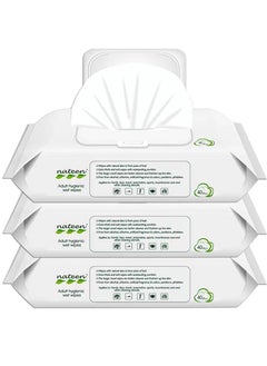nateen Nateen Multi Purpose Wipes,Pure Water Universal Wipes,40s x 3 Packs,120 Wipes,Big Size Wet Wipes for All Purpose Cleaning,Aleo vera & Jasmine Lotion for Sensitive Skin.  - Image 3