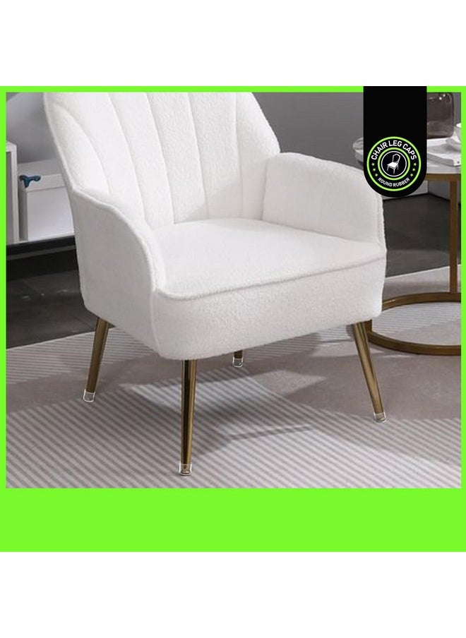 HNYYZL - HNYYZL Rubber Chair Leg caps,4/5",32PCS,Folding Metal Chair Leg Cap,Chair Leg Floor Protectors,Rubber feet for Furniture (Clear) - Image 1