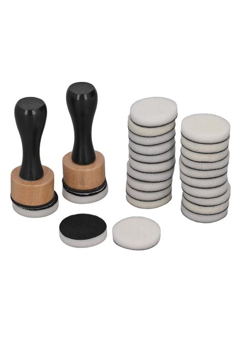 Ink Blending Tool Ink Paints Mixing Blending Tool with 24 Replacement Foam Pads for Scrapbooking Craft Rubber Stamping