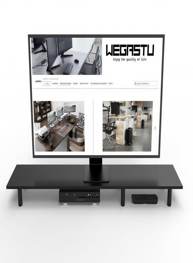 ويغاستو Wegastu Large Dual Monitor Stand Riser 43 3in 43.3 IN