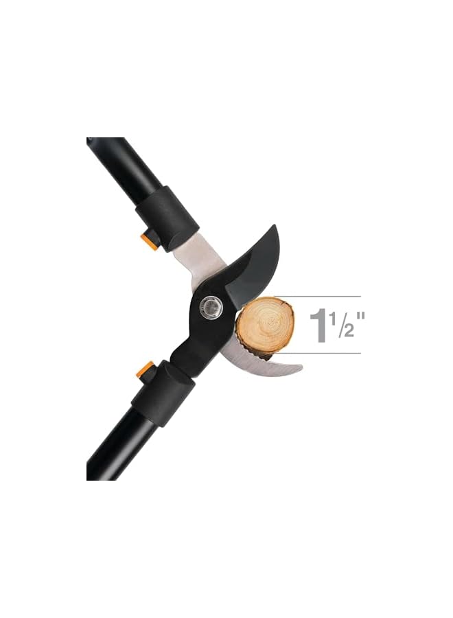 promass Steel Blade Garden Bypass Lopper and Tree Trimmer - Sharp Precision-Ground Steel Blade for Cutting up to 1.5" Diameter - Image 5