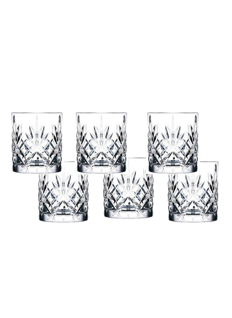 Generic Melodia DOF Tumbler Glass 6-Piece Set 340ml 