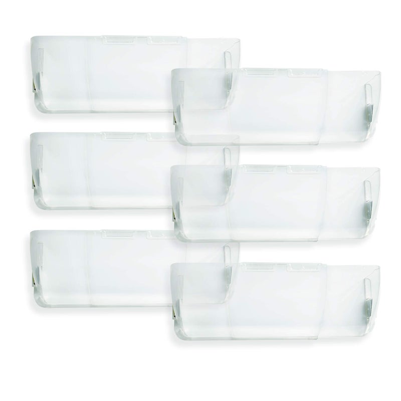 FILTERWOW FILTERWOW Unbreakable Clear Plastic Heat and Air Vent DeflectorMagnetic and Adjustable 1014 Inches for Use On Floor Vents Sidewalls and Ceiling Registers 6 Pack 