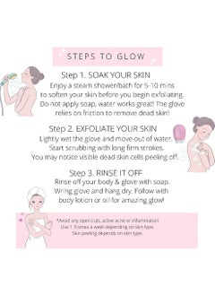 ULHYC Deep Exfoliating Glove(Pink)  - Image 2