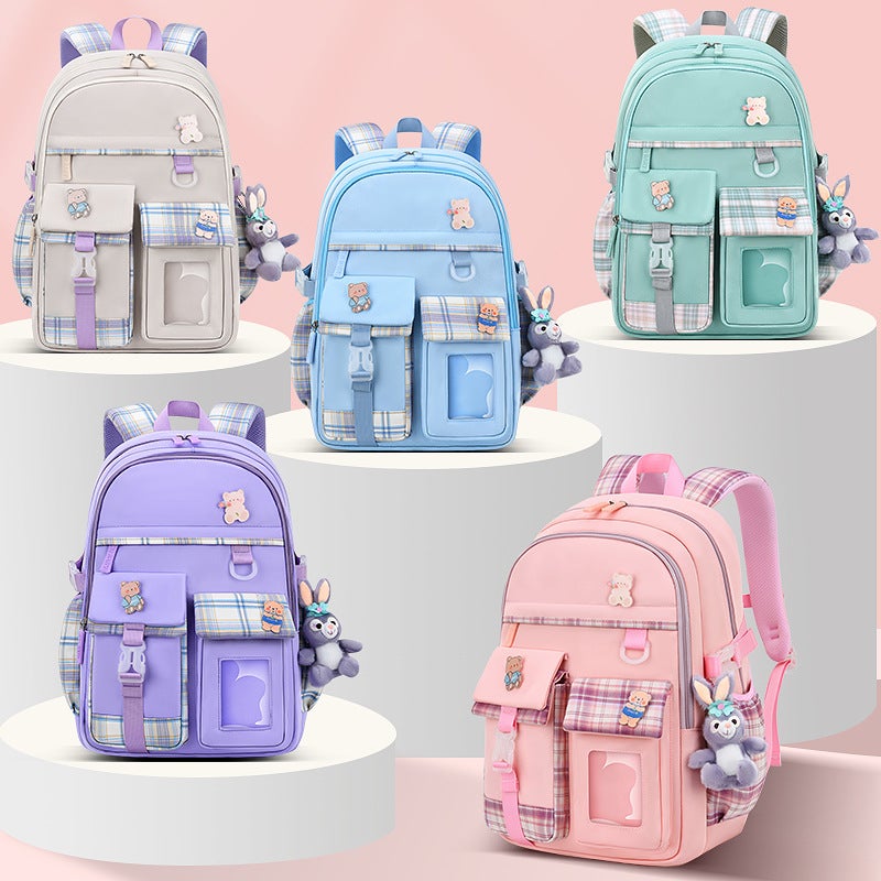 Cartoon Cute Kids Backpack for Girls Lightweight School Bag - Image 1
