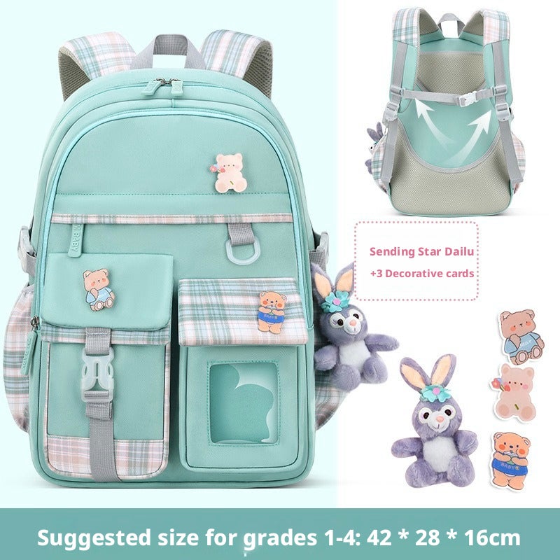 Cartoon Cute Kids Backpack for Girls Lightweight School Bag - Image 5