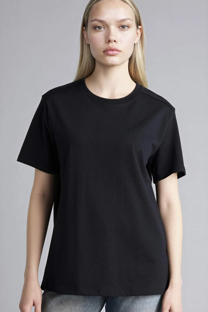DeFacto 100% Cotton Basic Premium T-Shirt