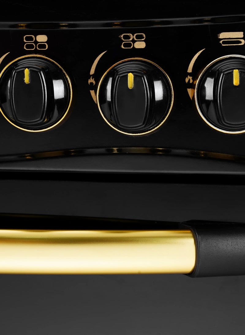 غلوبال بوتاجاز 4 شعله  55 أسود - سطح استانلس. - Image 4