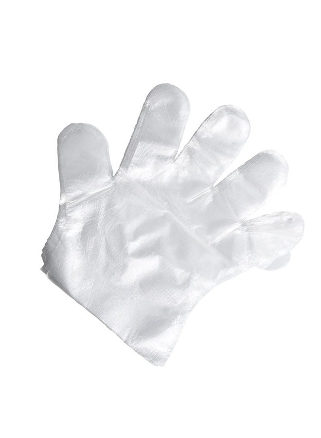 Clear Gloves (500 Pieces) – Food Safe, Powder-Free, Latex-Free Plastic Gloves for Food Handling, Cleaning, Hair Coloring, and Everyday Use – Ambidextrous, One-Size-Fits-Most, Comfortable Fit for Kitchen, Salon, or Household Tasks - Image 4