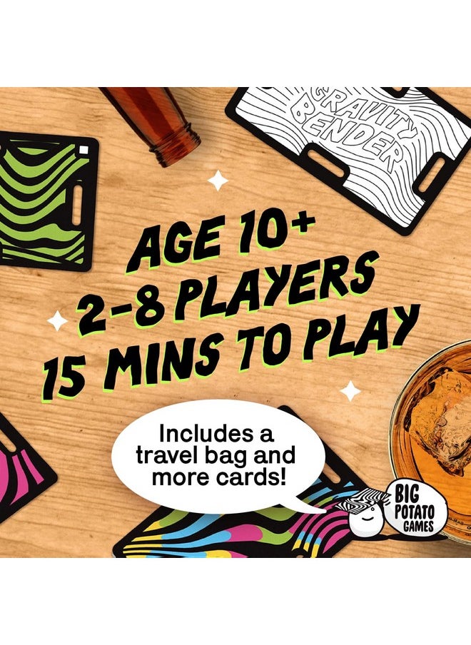 BIG POTATO - Cards Vs Gravity Pro: Includes Travel Bag And Extra Cards | Fun Family Game For 2-8 Players, Best New Stacking Game (Large) - Image 1