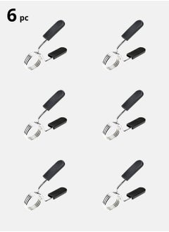 KANGAROO Clips suitable for soft dumbbell handles or standard barbells (Pack of 6) 