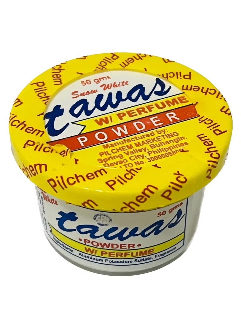 Snow White Tawas Powder For Remove Bad Odors 50 G - Image 1