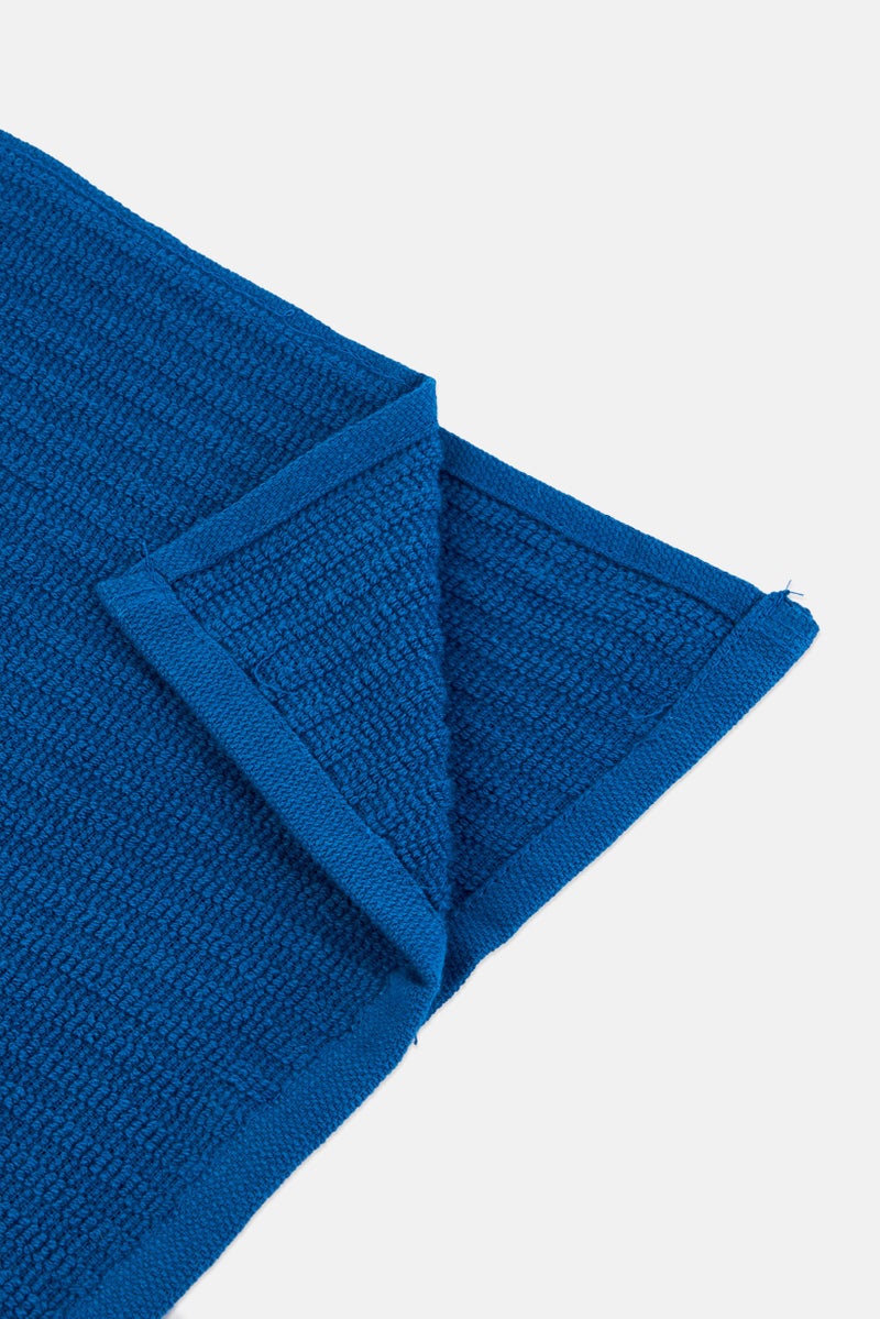 Bombay 2 Piece Plaid Double Sided Kitchen Towels, Blue - Image 3