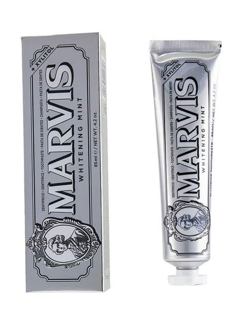 Marvis Xylitol Whitening Toothpaste with Mint Freshness | 85ml/4.2oz - Image 1