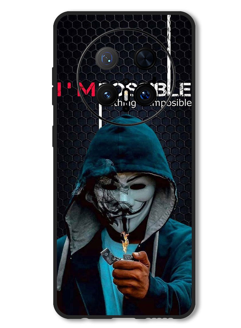 Theodor Case Compatible with Huawei Mate 70 Pro/ 70 Pro + Protection Shockproof Bumper Cover Nothing Is Impossible - Image 1