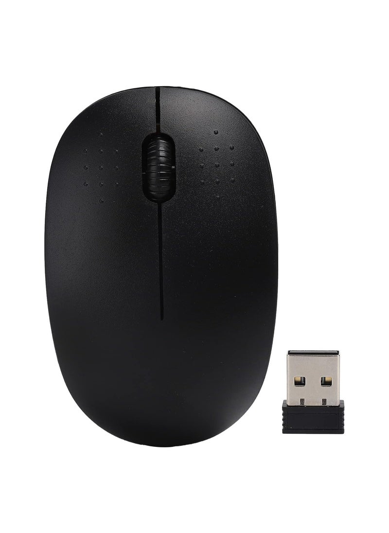 Micro - 2.4G Wireless Mouse,Ergonomic Design Optical Mouse,Plug And Play Gaming Mouse,Plug-in Optical Desktop Computer External Device with USB Receiver,for Computer - Image 1