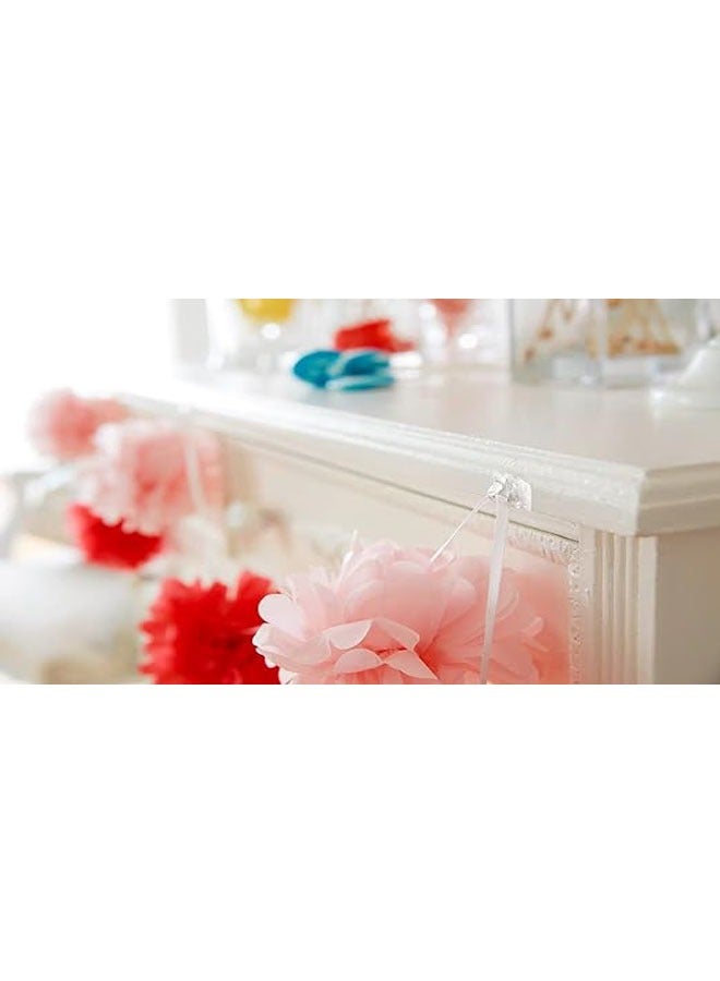 Command Decorating Clips, Clear Color, Decorate Damage-Free, 20 Clips And 24 Strips/Pack - Image 5