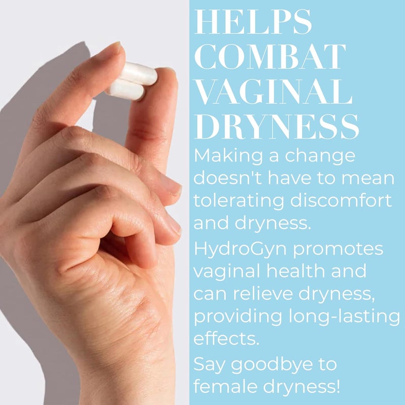 Terramed Just Think Comfort Hydro GYN Vaginal Moisture Support Capsules  Feminine Care for Vaginal Health  Slippery Elm for Women  Oral Capsules for Womens Wellness pH Balance Vaginal Dryness - Image 4