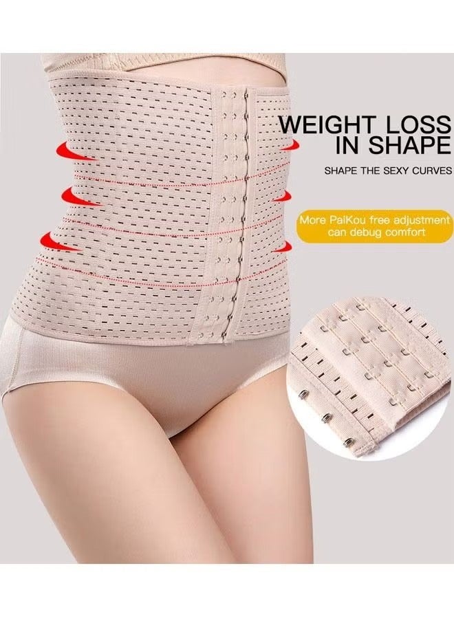 YD Adjustable belly sculpting slimming belt Waist Trainer Shapewear For Weight loss Tummy Control Body Shaper Breathable Waist Cincher Waist Trainer Shapewear For Weight loss Tummy Control Body Shaper Breathable Waist Cincher - Image 5