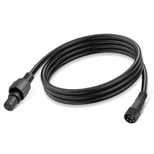 OFFROADTOWN Rock Lights Extension Wire, 2 Pack 10FT 4 Pin RGB Cable Cord for 4 and 6 8 12Pods Multi Color Underglow Rock Light Kits Wheel Well Lights Extension Wire - Image 1