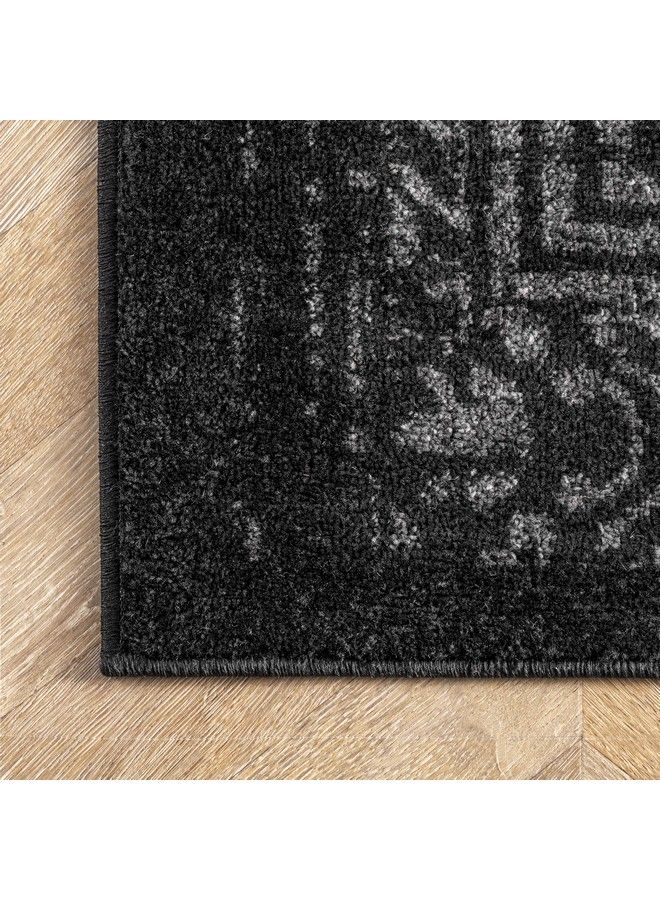 nuLOOM سجادة أرلينا التقليدية العتيقة 2' 6" X 8' سوداء - Image 4