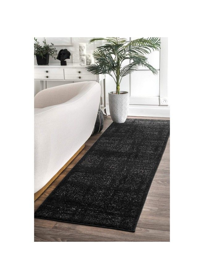 nuLOOM سجادة أرلينا التقليدية العتيقة 2' 6" X 8' سوداء - Image 2