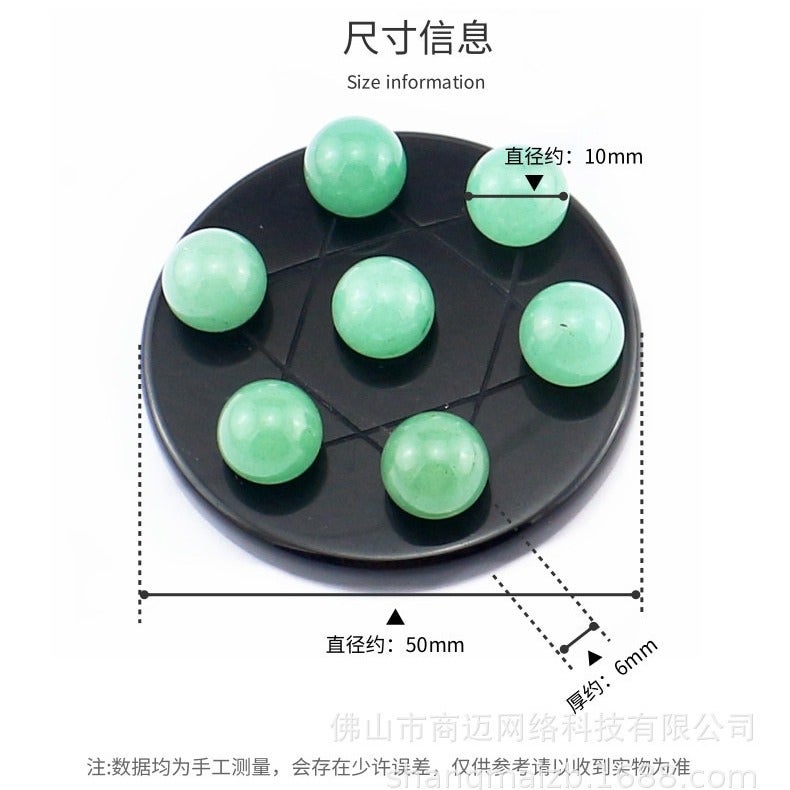 Natural Crystal Gem Mini Seven Star Array Seven Star Disc Round Bead Ornaments Seven Mans Star Feng Shui Home Jewelry Ornaments - Image 4
