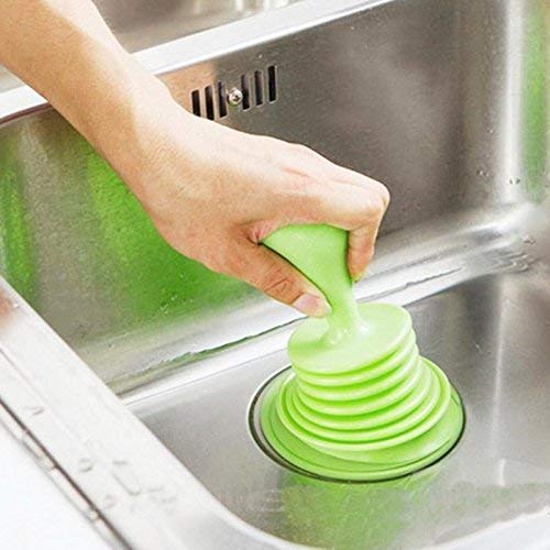 VENJA (LABEL) VENJA (LABEL) Drain Plunger Unblocker | Toilet Bathroom Kitchen Drain Sink Plunger Unblocker Dredging Pipe | Wash Basin Blockage Cleaning Tool (Multicolor)  - Image 4