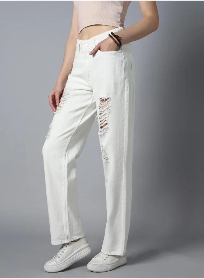 هاي ستار Women White Jeans