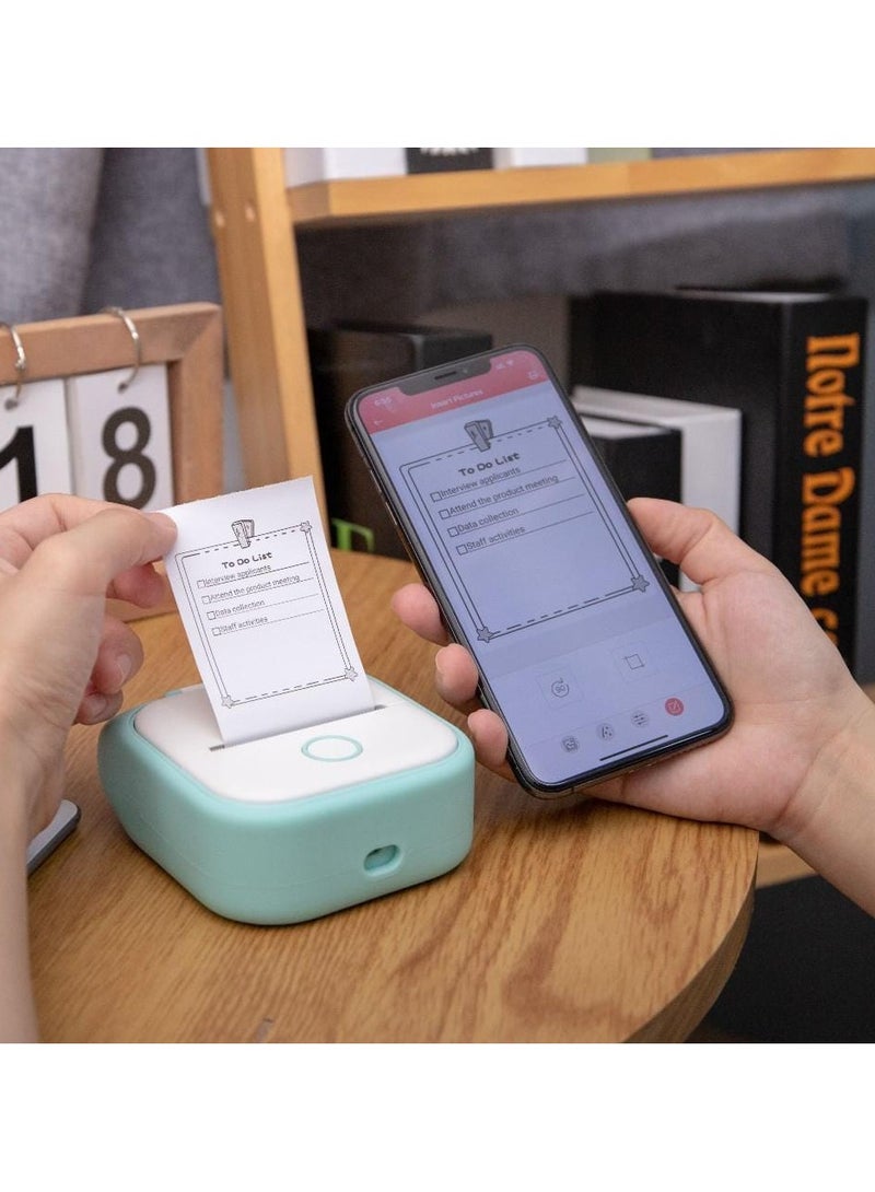 فوميمو ورق حراري لمطابع محمولة حجم 50×3.5 متر (بوصة 1.97"×137.8") أسود على أبيض، 3 لفائف | يتوافق مع T02 وM02X وM832 | صلاحية تخزين تصل إلى 20 عامًا - Image 4