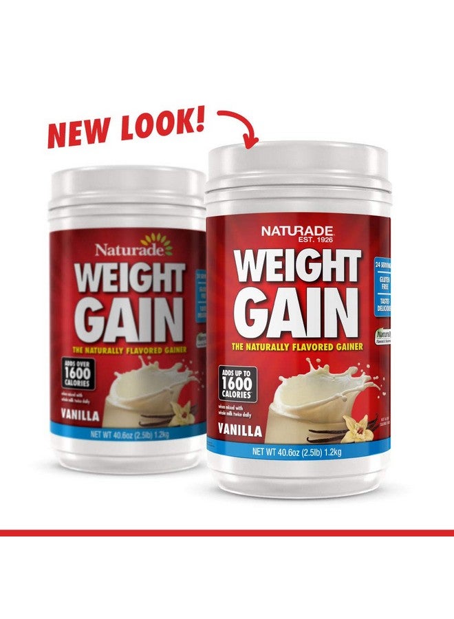 Naturade All-Natural Weight Gain Instant Nutrition Drink Mix, Vanilla, 40.6 Ounce - Image 4