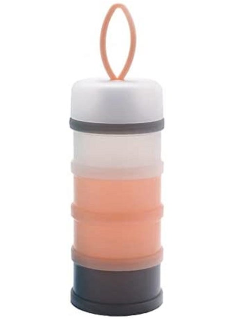 Baby Formula Dispenser Container, Baby Milk Powder Dispensers, 4 Layers Stackable Formula Dispenser Container Mixer Bottle for Travel