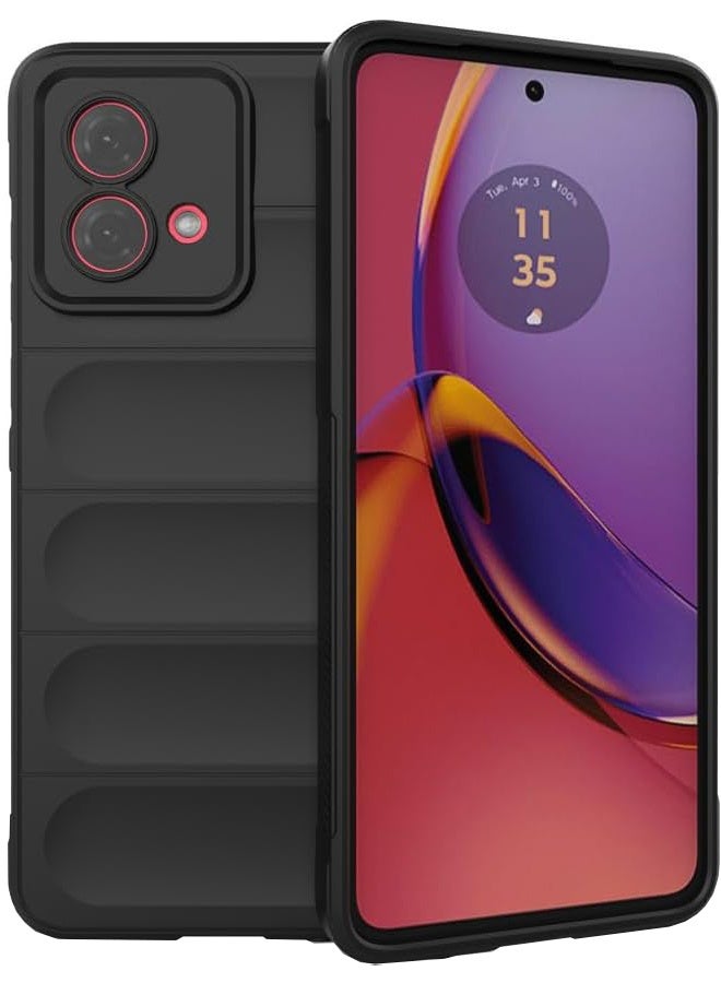 Motorola Moto G84 Case, Soft TPU Shockproof Skin Feel Case Cover for Motorola Moto G84 5G, Black - Image 1