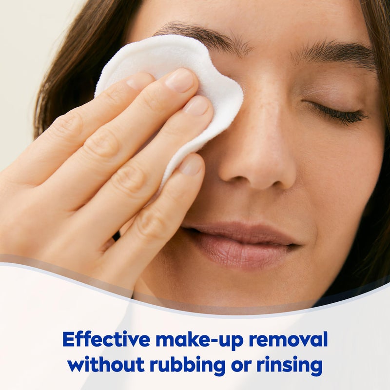 NIVEA Double Effect Waterproof Eye Make-Up Remover (125ml), Daily Use Face Cleanser for Make-Up and Mascara with Cornflower Extract and Biotin - Image 5