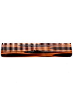 Fendrihan Hand Finished Large Double Tooth Comb For Men Faux Tortoise (7.3 Inches)  - Image 3