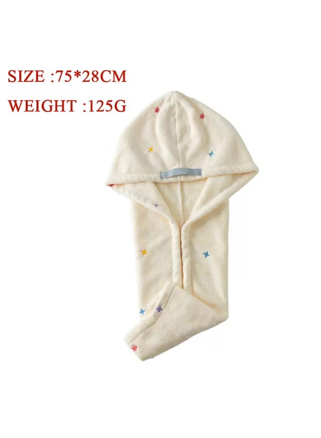 Hair Towel Microfiber Hair Drying Towel big size 75*28 cm for wet hair - Image 5