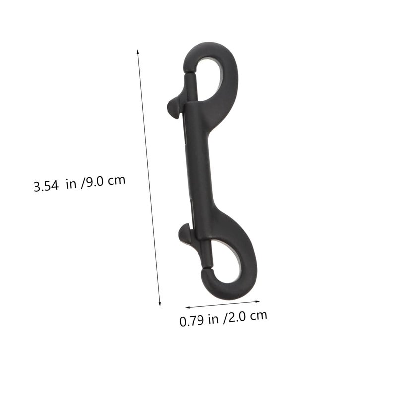 Healeved 4pcs Double Ended Hook Bolt Snap Accessory for Gate Latch Bucket Hanger - Image 2