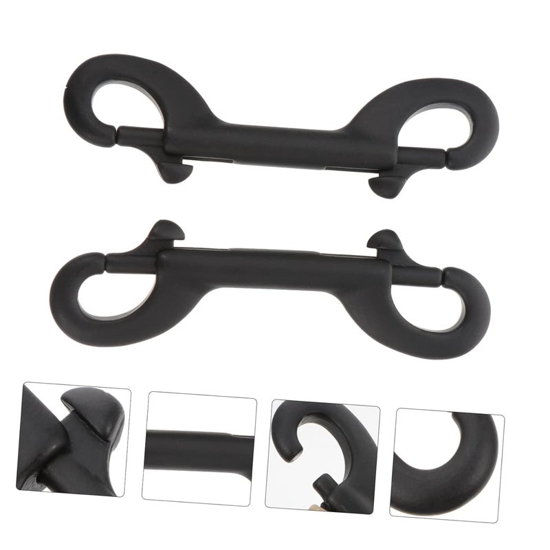 Healeved 4pcs Double Ended Hook Bolt Snap Accessory for Gate Latch Bucket Hanger - Image 3
