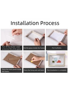 Generic Pack of 2, A3 Photo Frame, Minimalist Rectangular Photo Picture Frame, 30x42centimeter, White  - Image 3