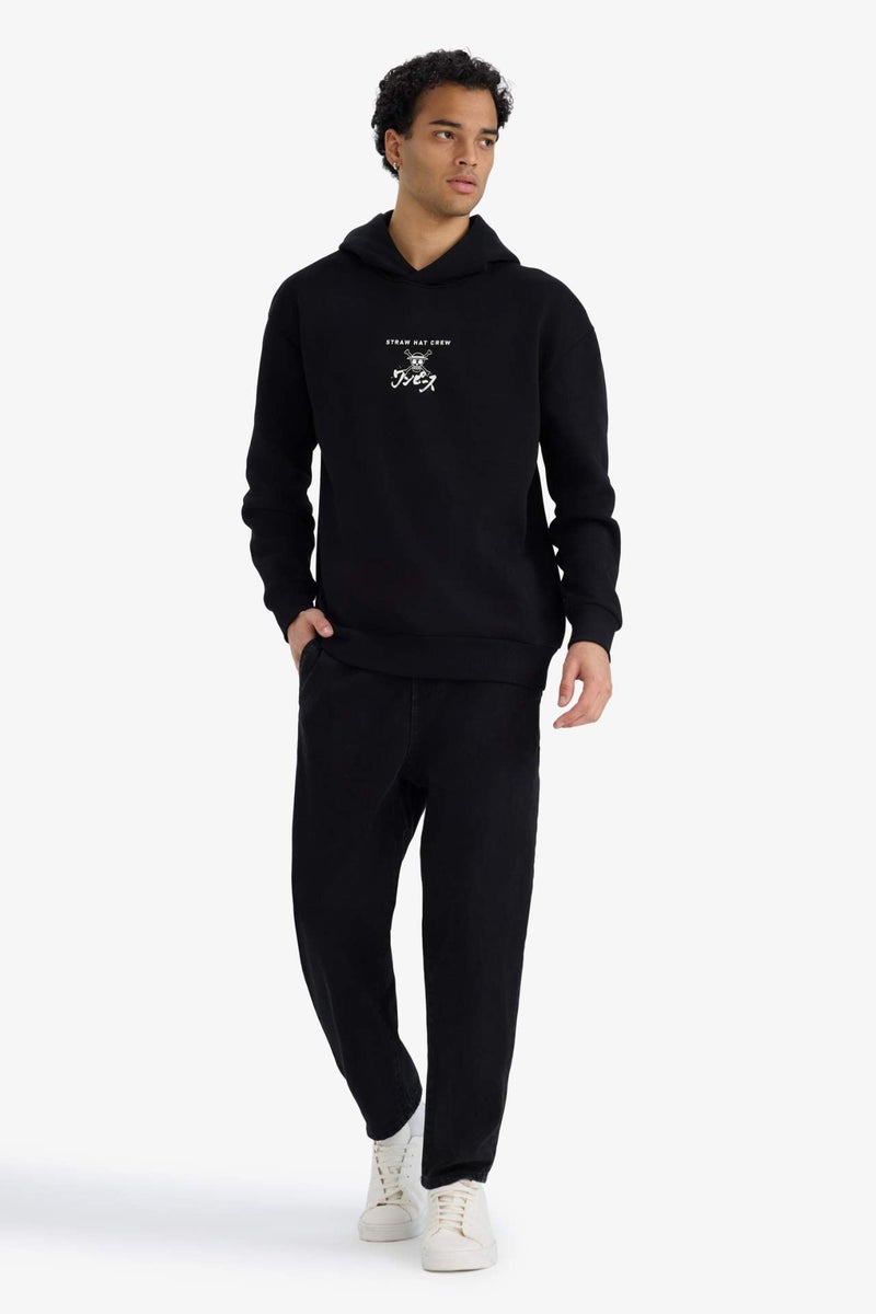 DeFacto Boxy Fit One Piece Printed Long Sleeve Sweatshirt - Image 2
