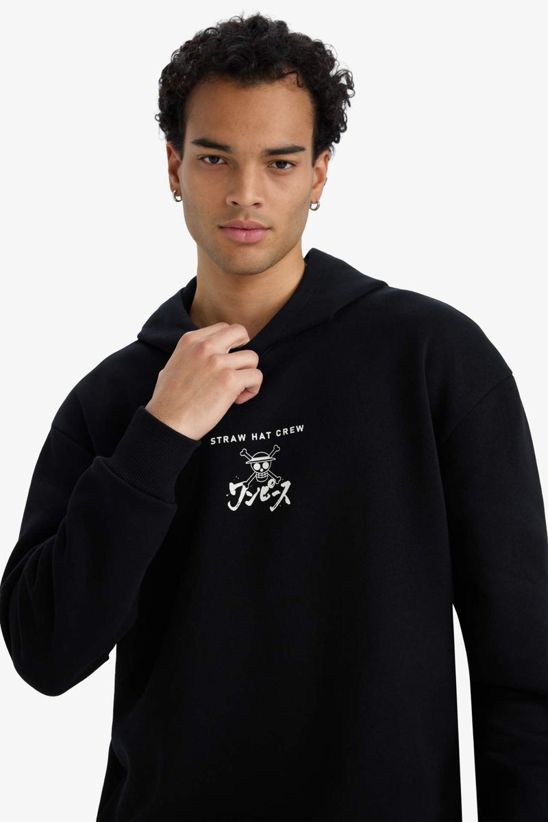 DeFacto Boxy Fit One Piece Printed Long Sleeve Sweatshirt - Image 4