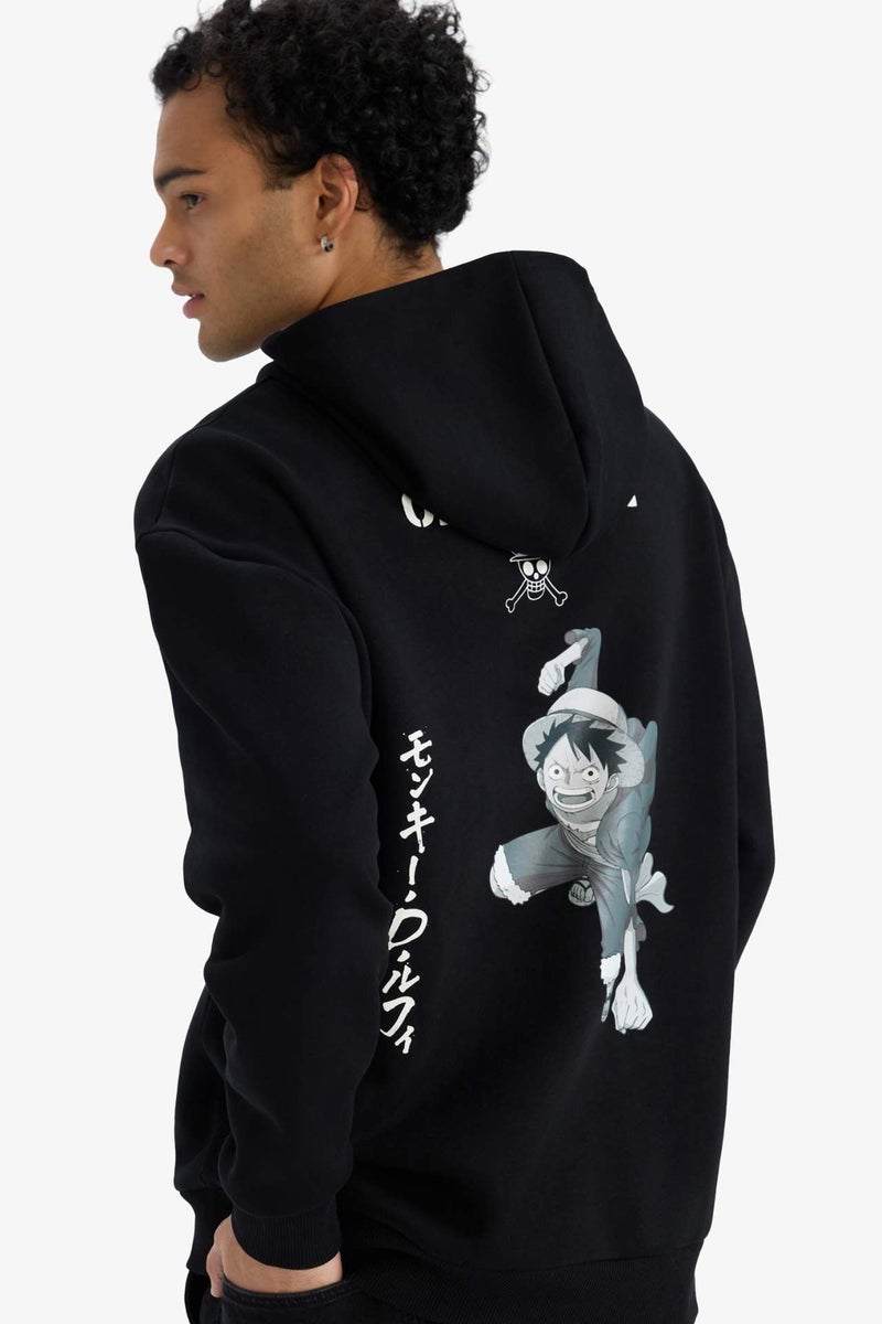 DeFacto Boxy Fit One Piece Printed Long Sleeve Sweatshirt - Image 3