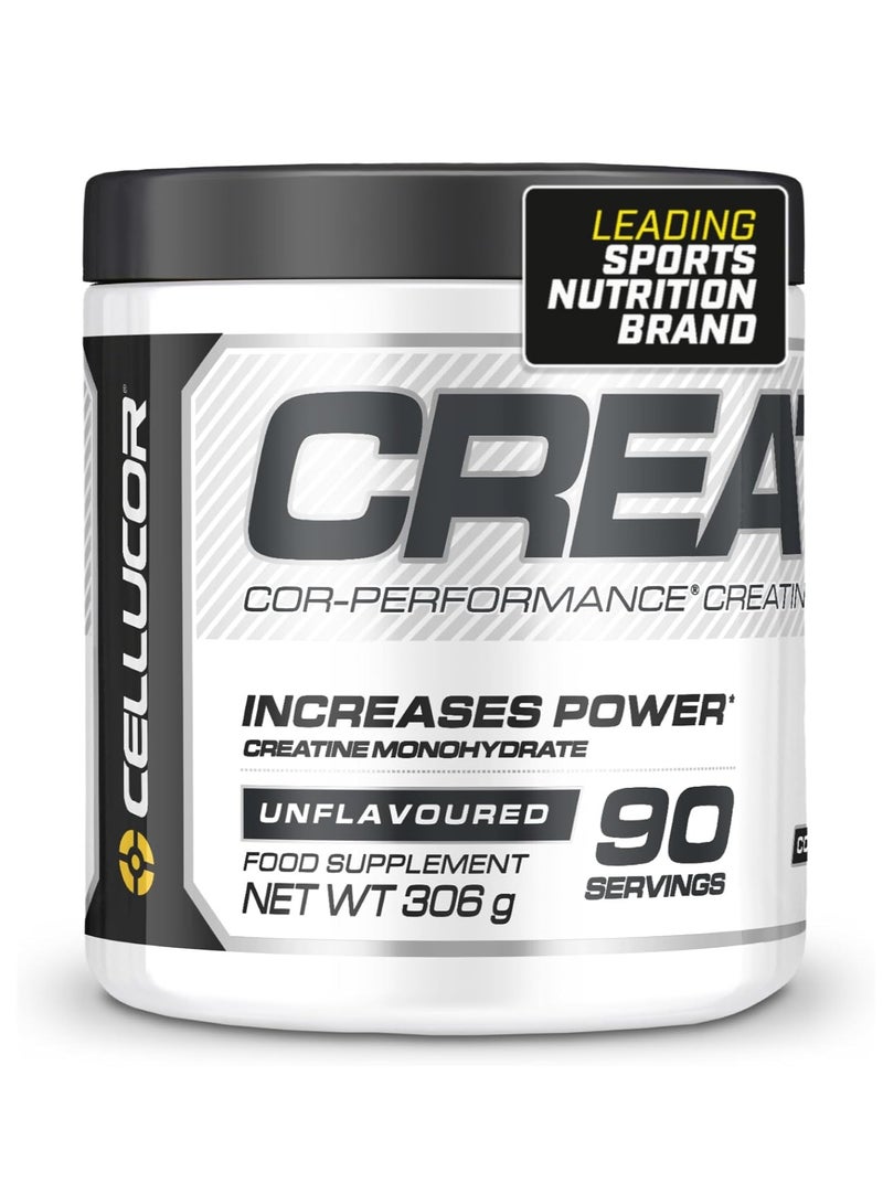 CELLUCOR Cor-Performance Micronised Creatine Monohydrate Powder Unflavoured 90 Servings (306g) | Amino Acid Nutritional Supplement for Pre Workout and Post Workout | Vegetarian and Vegan Creatine - Image 1