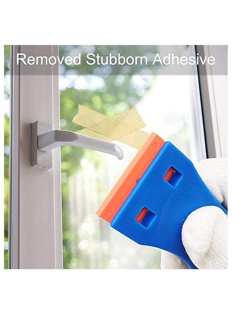 SYOSI Plastic Razor Blade Scraper, Comfortable Design, Wide Application, Razor Blade Scraper, Scraper with Razor Blade, Glass Scraper for Auto Window Tint Vinyl Tool Application, Easily Remove - Image 2