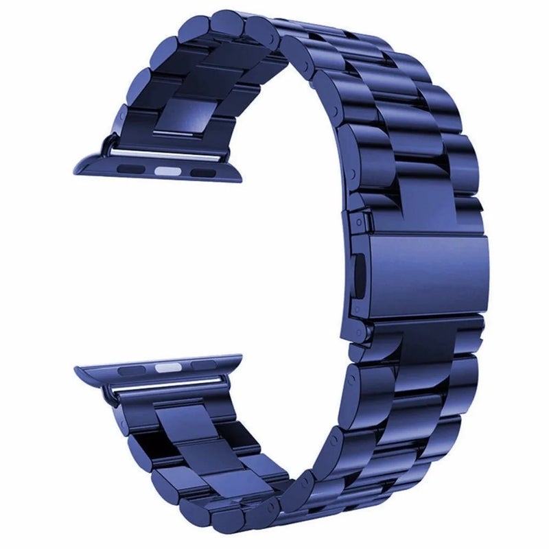 Bluejw Luxury Stainless Steel Replacement Watch Strap for Apple Watch 45mm 44mm 42mm 41mm 40mm – Durable Metal Sport Bracelet Band - Image 1