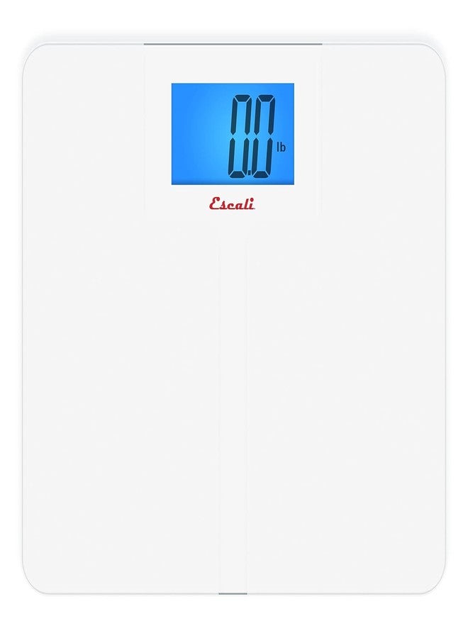 Escali High Capacity Anti-Slip Digital Bathroom Scale for Body Weight with Extra-High 562-lb Capacity, Batteries Included - Image 1