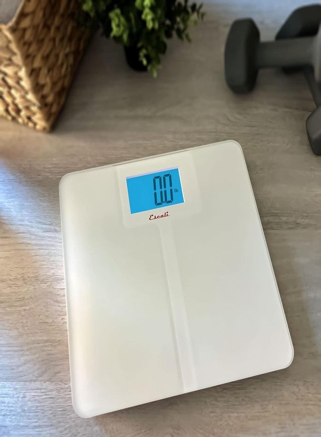 Escali High Capacity Anti-Slip Digital Bathroom Scale for Body Weight with Extra-High 562-lb Capacity, Batteries Included - Image 5